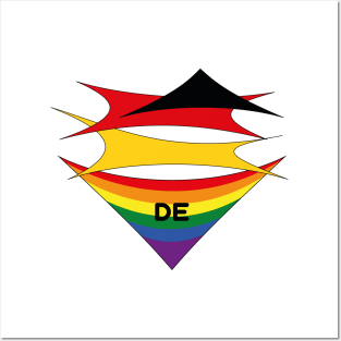 Germany pride flag Posters and Art